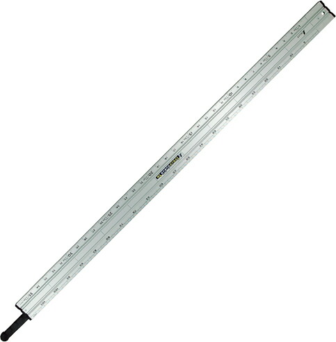 丸ノコガイド定規 Iクランプ ワンタッチ 1m 併用目盛 H1172×W60×D30mm 1200g