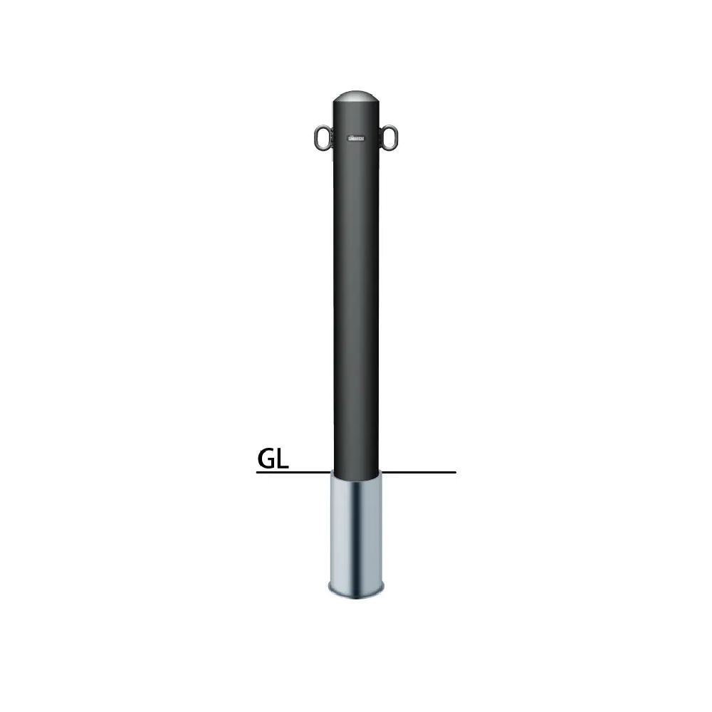 【サンポール】【差込式】マットブラックピラー FPMB-11S 両フック F-11｜おうちまわり 店 15,177円