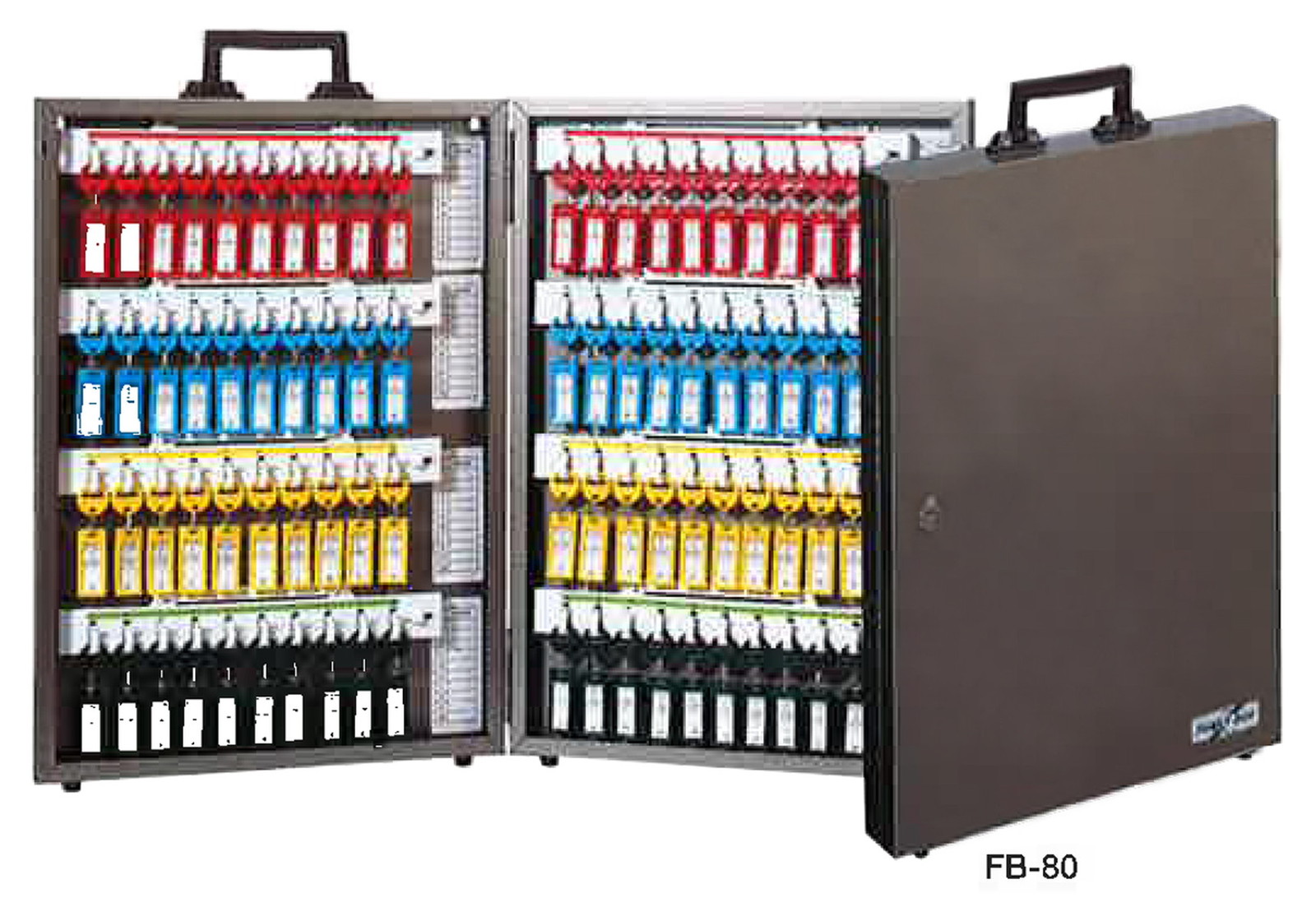 【TANNER】 ディスクシリンダー式キーボックス(60本用) FB-60 W380×H410mm メタリックブラウン|おうちまわり 店