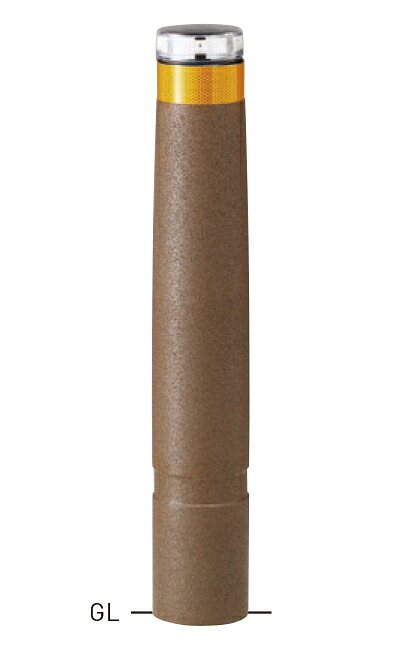 【帝金】 ソーラーLEDバリカー点灯タイプ LEPG-03PK-TT φ130mm(中芯ステンレス製) [※代引不可][個人宅送り不可] 44,358円