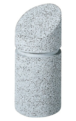 【帝金】【石柱ポール】 ストーンボラード(稲田擬石)脱着式 TPN-701D φ250×H530mm(全長780)54kg [※代引不可][個人宅送り不可]