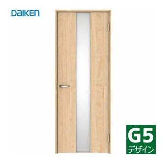大建工業 イエリア 片開きドアセット 【G5デザイン】スタンダードカラー枠外幅850/825/780/755/735×製品高2033mm見切枠/固定枠(枠見込み169/154/113/90)扉セット+枠セットDAIKEN ieria ダイケン リビングドア 室内 内装 建具 開き戸|お家王国