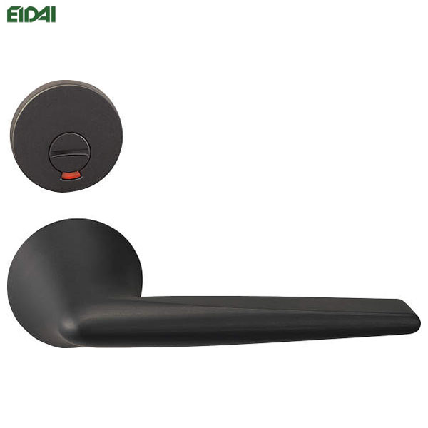 永大産業 レバーハンドル 丸座タイプ T1CM型 シリンダー錠 クローム色 TDB-CCT1CM