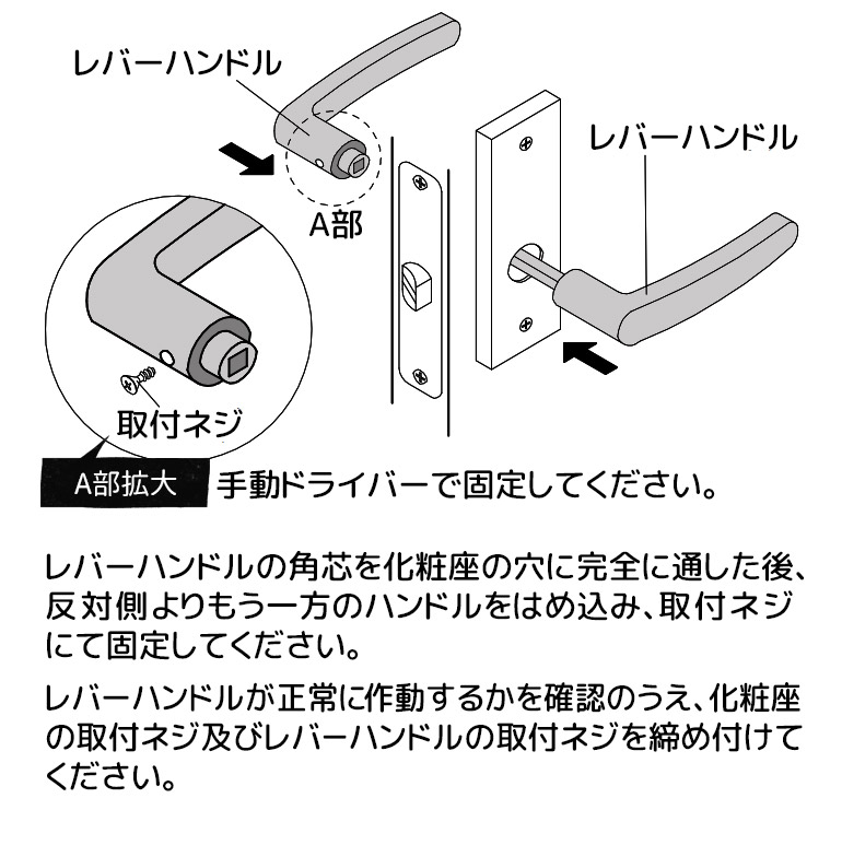 楽天市場 Noda ノダ ハンドル 座セット ヘアラインシルバー 空錠 Mp D1611hs ビノイエ 内装ドア 取手 レバーハンドル 部材 お家王国