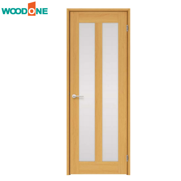 【法人様宛送料無料(※一部地域除く)】WOODONE(ウッドワン) ドレタス シングルドア(片開きドア)【デザインB-DK】扉＋レバーハンドル＋枠のセット｜お家王国