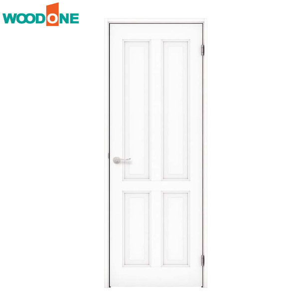 【法人様宛送料無料(※一部地域除く)】WOODONE(ウッドワン) ドレタス シングルドア(片開きドア)【デザインB-YE】扉+レバーハンドル+枠のセット|お家王国