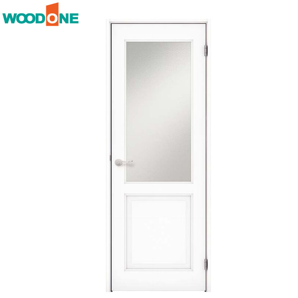 【法人様宛送料無料(※一部地域除く)】WOODONE(ウッドワン) ドレタス シングルドア(片開きドア)【デザインB-YY】 扉＋レバーハンドル＋枠のセット