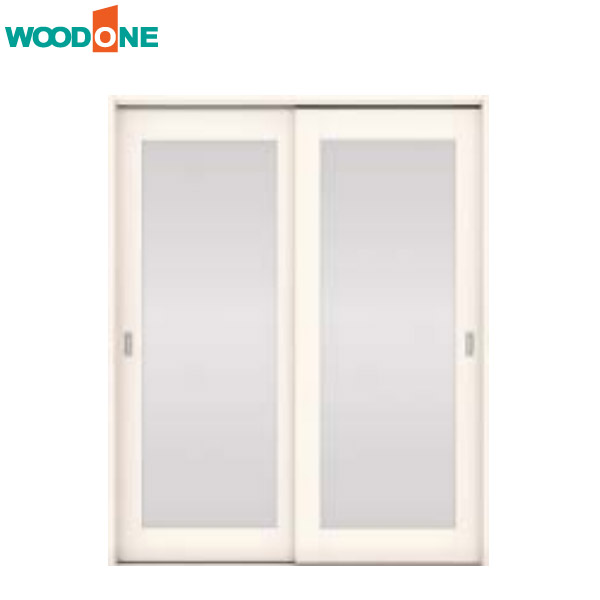 【法人様宛送料無料(※一部地域除く)】WOODONE(ウッドワン) ドレタス 引き違い戸(レールタイプ)【デザインB-DW】 扉+引手+枠+敷居のセット