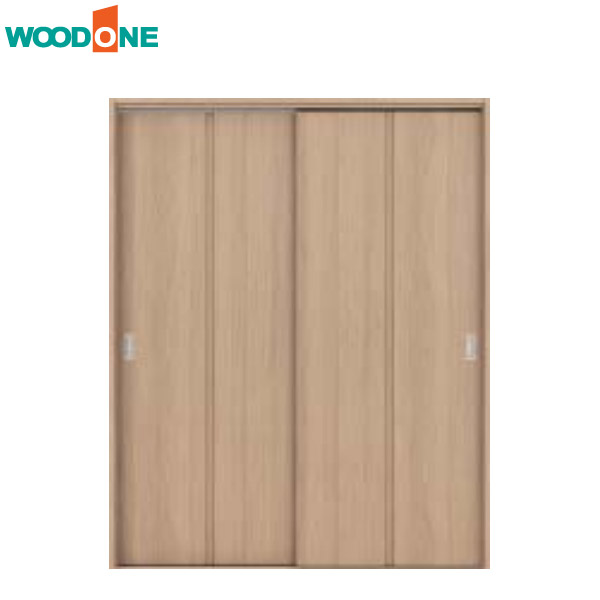 【法人様宛送料無料(※一部地域除く)】WOODONE(ウッドワン) ドレタス 引き違い戸(レールタイプ)【デザインB-XH】扉+引手+枠+敷居のセット|お家王国