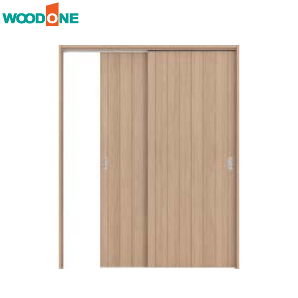 【法人様宛送料無料(※一部地域除く)】WOODONE(ウッドワン) ドレタス 引き違い戸(上吊りタイプ)【デザインB-IP】 扉＋引手＋枠のセット