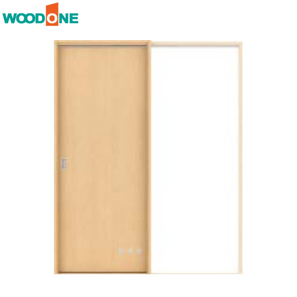 【法人様宛送料無料(※一部地域除く)】WOODONE(ウッドワン) ドレタス 片引き戸(レールタイプ)【デザインB-XY】 扉＋引手＋枠＋敷居のセット
