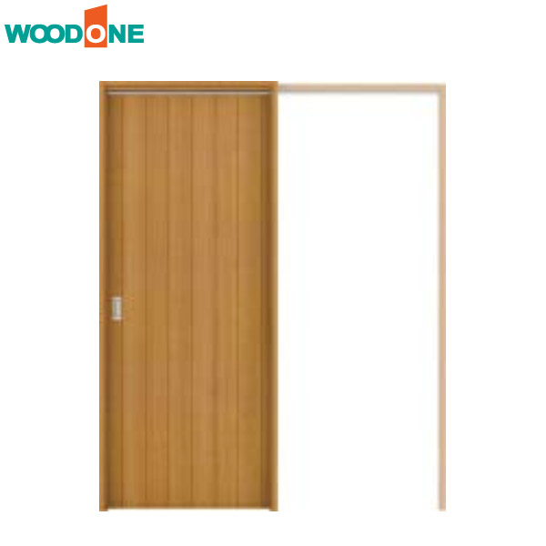 【法人様宛送料無料(※一部地域除く)】WOODONE(ウッドワン) ドレタス 片引き戸(上吊りタイプ)【デザインB-IP】扉+引手+枠のセット|お家王国