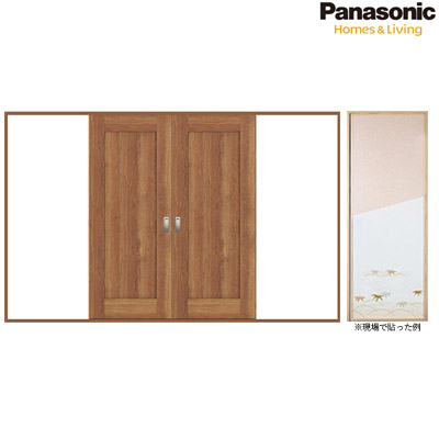 戸襖　両開き 楽天市場】Panasonic VERITIS 戸襖引戸セット2間2枚両引き(T4
