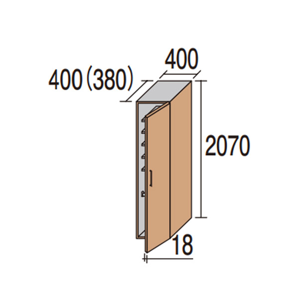 1 5型 W400 収納家具 フラット 取っ手付き 傘収納タイプ お家王国 ベリティス W400 D400 H70mm ベリティス 受注生産品 玄関収納 Panasonic コンポリア 玄関収納 トールユニット H70用