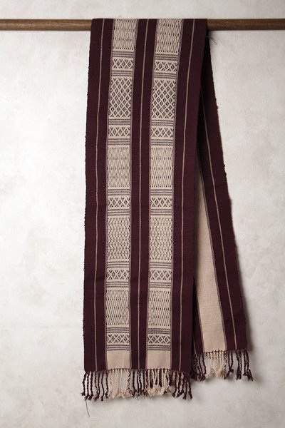 楽天市場】ミャンマー カミ族 手織り布 テーブルランナー ストール