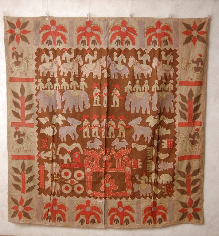 楽天市場】インドのミラー刺繍のタペストリー（飾り布） プレゼント