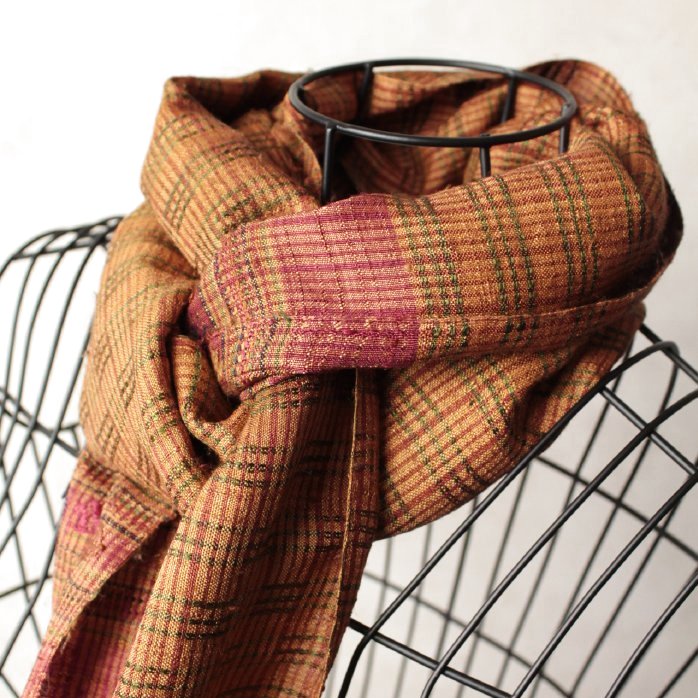 楽天市場】ストール ラオス 浮き織り 手織り シルク100% アクアブルー