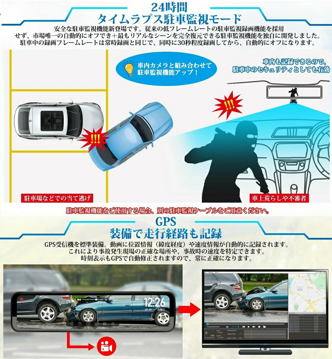 Mini 車用品 駐車中の監視機能希望の方 Mini Mg996 Mg996r Mg12f Mg12f 2cam Ng12d 3cam専用 駐車監視 電源直結コード ドラレコ 輸入車用 降圧ケーブル 駐車中の監視希望の方 作業工賃込み 降圧ケーブル Usb 12ｖ用 Eminal エミナル