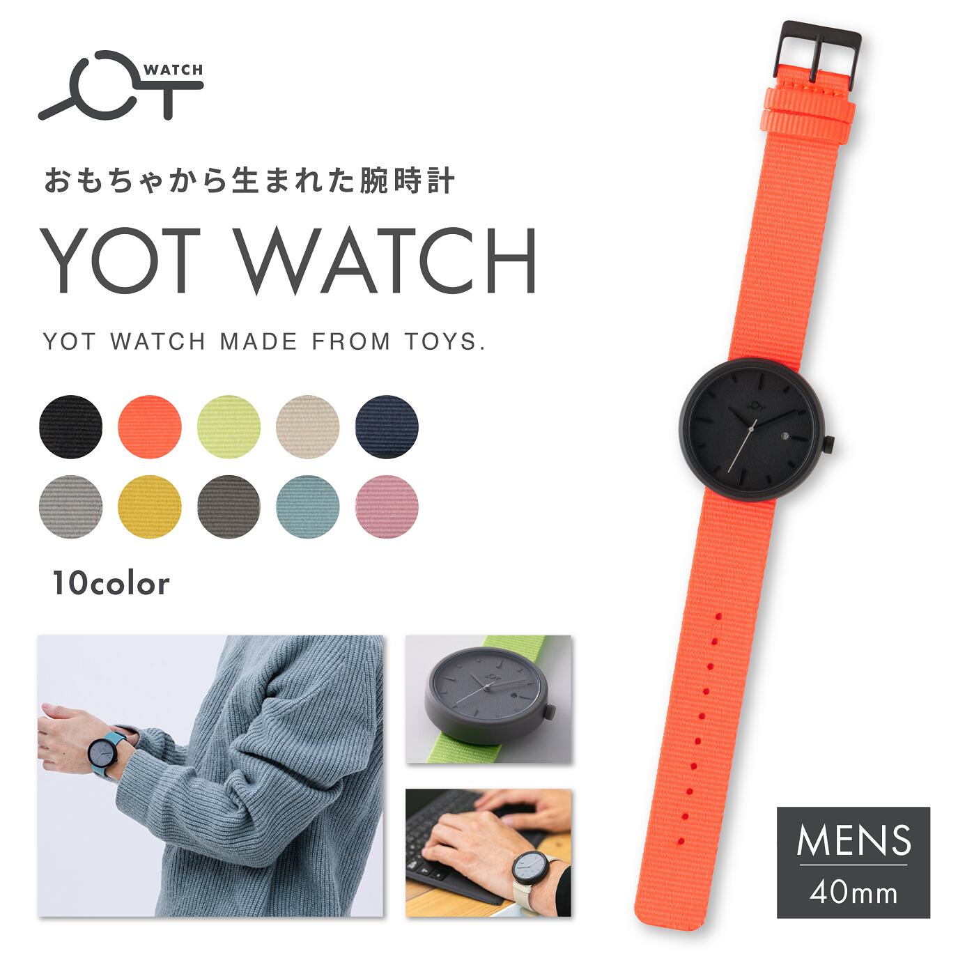 楽天市場】YOT WATCH（ヨットウォッチ）40mm メンズモデル 全10色 日本