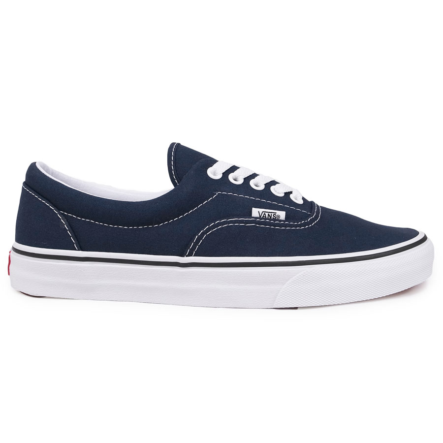 vans era navy blue sneakers