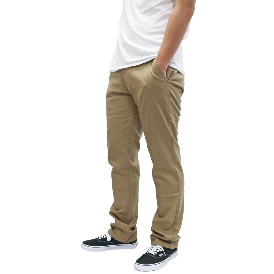 最新情報 Brixton ブリクストン Reserve Pant Khaki チノパンツ スタンダードフィット ストレート ストレッチ スケート メンズ カーキ ベージュ 売れ筋 Belladentestetic Com