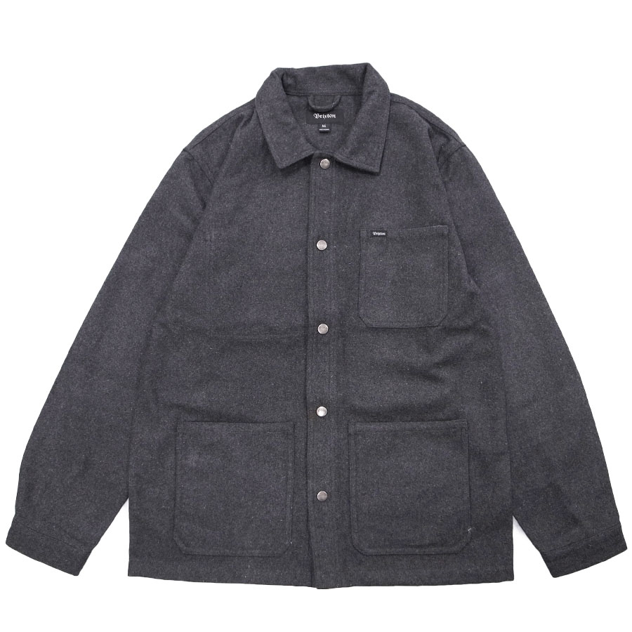 BRIXTON ブリクス米トンSURVENT JACKET [CHARCOAL](上衣 厚地の外套 アウター メンズ 薄墨色 暗灰色)