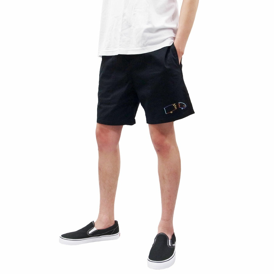 black chino shorts