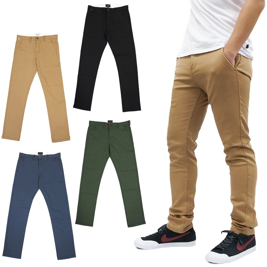 AFENDS アフェンズRIVAL CHINO PANT　[4色](サーフ系 サーフィン メンズ チノパン ストレート ジップフライ メンズ )｜Our.s