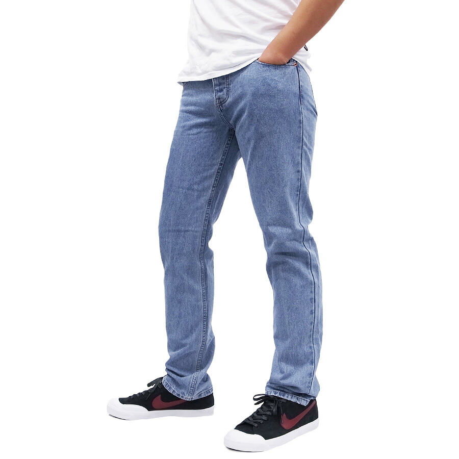 AFENDS アフェンズDEADBEAT SLIM FIT DENIM PANT　[STONE BLUE](サーフ系 サーフィン メンズ デニムパンツ ジーパン Gパン デニム スリムフィット ボタンダウン メンズ )｜Our.s 8,580円