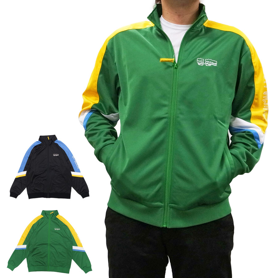 TOY MACHINE トイマシーンTRACK TKJK JACKET　[2色](アウター ジャケット ジャージー トラックジャケット トラックスーツ ストリート スケート SB メンズ レディーズ ユニセックス ジェンダーレス ダッド 黒 ブラック グリーン 緑)｜Our.s