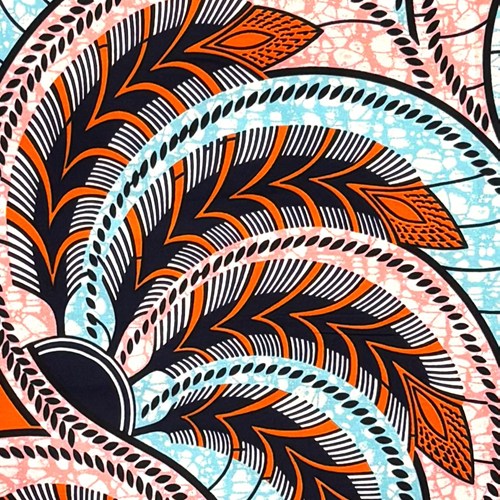 アフリカ　工芸品　布 アフリカンプリント｜ワックスプリント｜African design print