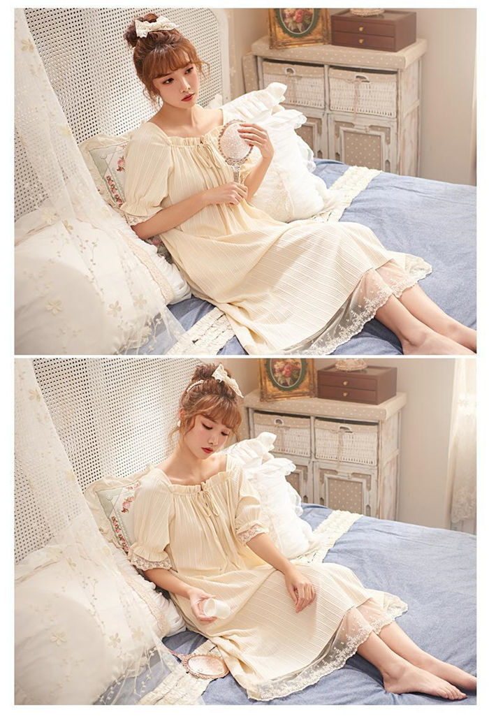 ネグリジェ パジャマ 30代 40代 50代 おしゃれ かわいい ゆったり オーバーサイズ ナイトウェア リゾート ルームウェア ルームワンピース レディース ワンピース 半袖 夏用 大きいサイズ 大人可愛い 春夏 柔らかい 着心地 綿 肌触り 部屋着 注目の福袋をピックアップ