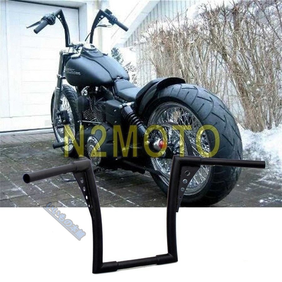 最大5万円OFFクーポン！ 12 30 上昇〜1 ワイド黒猿ハンガーハンドルドラッグハーレー SPORTSTER ツーリングイナチョッパ  ノーブランド 通販