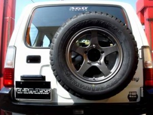 楽天市場】背面タイヤ移動ブラケット（裏向き上方）JB23/JB33/JB43