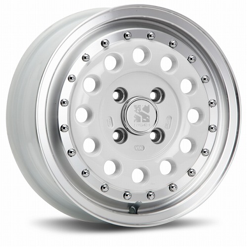 MLJ　XTREME-J　RUGGED　ホワイトポリッシュ１４インチ　４本１台分【ホイール】｜アウトクラスカーズ店
