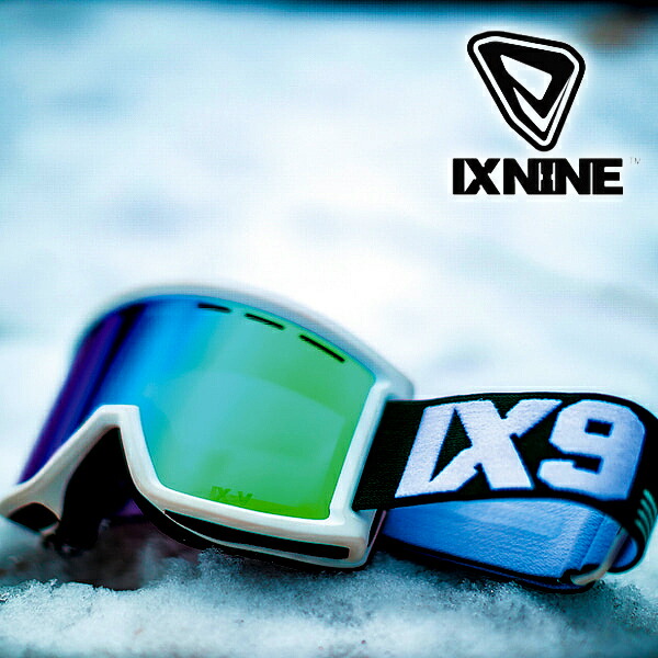 ラス1 送料無料 スノーゴーグル IX NINE アイエックスナイン IX-V Abundant Green アイエックスファイブ IX-5 レンズ スノボ スノー ゴーグル スノーボード IX9 平面レンズ 25%off
