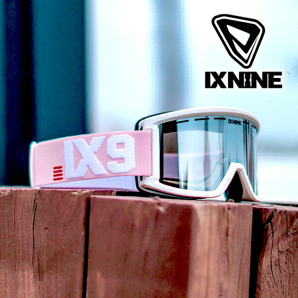 ラス1 送料無料 スノーゴーグル IX NINE アイエックスナイン IX-V Strawberry Milk アイエックスファイブ IX-5 レンズ スノボ スノー ゴーグル スノーボード IX9 平面レンズ 25%off