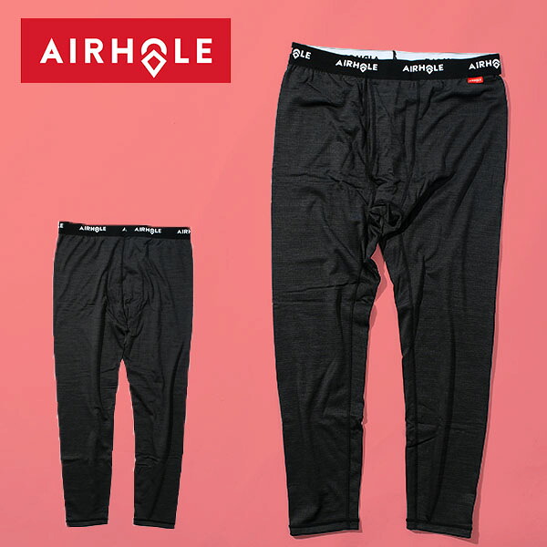 送料無料 ロングタイツ AIRHOLE エアホール WAFFLEKNIT THERMAL BOTTOM メンズ スノーインナー ボトムス レギンス タイツ インナー スノーボード スノボ スキー 20%off