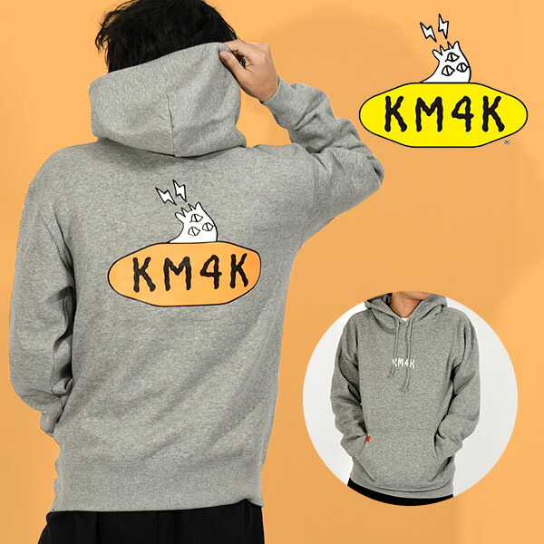 楽天市場】送料無料 パーカー KM4K カモシカ LOGO HOOD フーディ
