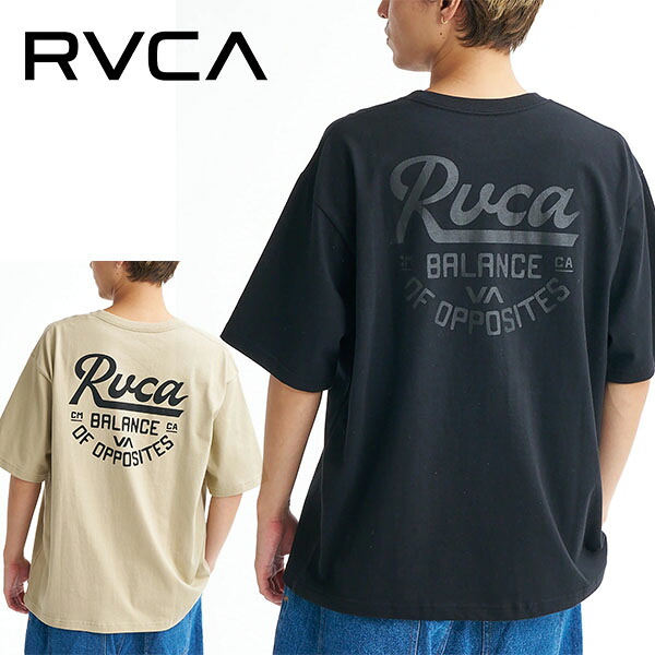 ネコポス発送！ 送料無料 ルーカ 半袖 Tシャツ メンズ RVCA SCRIPT SEALED SS サーフィン 半袖 海水浴 ビーチ レジャー サーフ サーフィン 海 ビーチ Tシャツ BG041204 2026春夏新作 10%off
