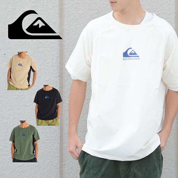 楽天市場 吸水 速乾 半袖tシャツ Quiksilver クイックシルバー メンズ Utility Panel St Tee サーフ 吸水速乾性 ロゴ プリント Tシャツ プリントtシャツ ロゴtシャツ 21春夏新作 Off スノボー アウトドアのエレスポ２