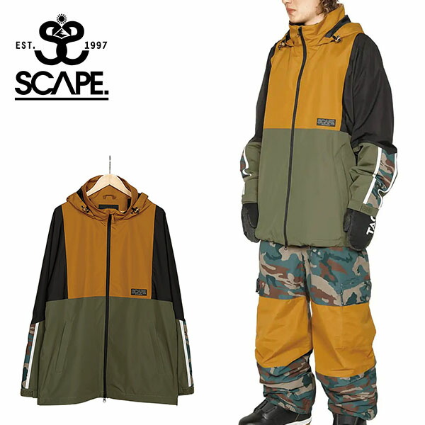 ラスト1点 Lサイズ 45%off 送料無料 スノーボードウェア SCAPE エスケープ TRACK JACKET メンズ トラック ジャケット スノボ スノーボード スノーウェア 71122303