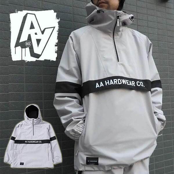 aa hardwear スノーボードウェア フード付き ホワイト/ブラック 楽天市場】ラスト1点 ホワイト 送料無料 スノーボードウェア AA