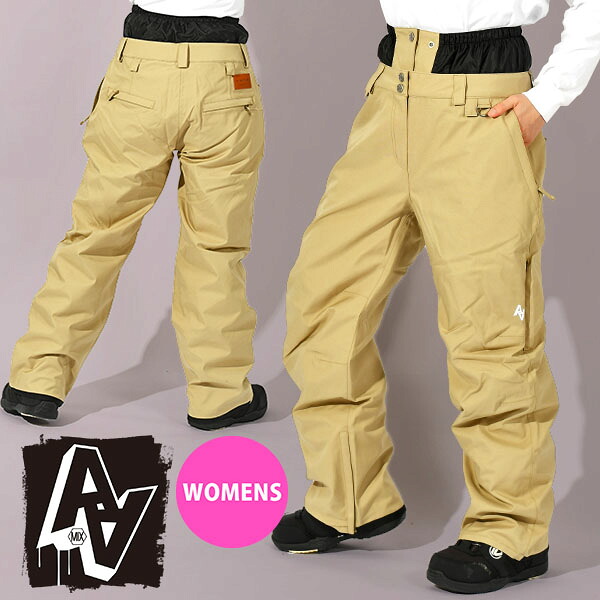 40%off 送料無料 スノーボードウェア AA HARDWEAR ダブルエー ハードウェア ベージュ TRAIL PANTS レディース パンツ STRAIGHT FIT スノボ スノーボード スノーウェア ボトムス ガール 72123338