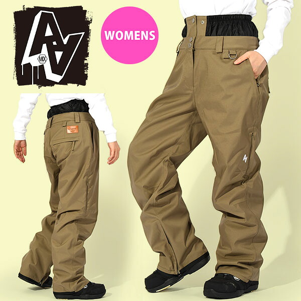 40%off 送料無料 スノーボードウェア AA HARDWEAR ダブルエー ハードウェア カーキ系 TRAIL PANTS レディース パンツ STRAIGHT FIT スノボ スノーボード スノーウェア ボトムス ガール 72123338