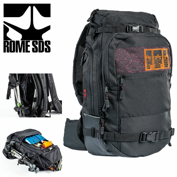 楽天市場 送料無料 バックパック Rome Sds ローム Honcho ブラック 黒 リュック バックカントリー バッグ Bag スノボ スノー スノーボード かばん カバン 鞄 21冬新作 21 21 Off スノボー アウトドアのエレスポ２