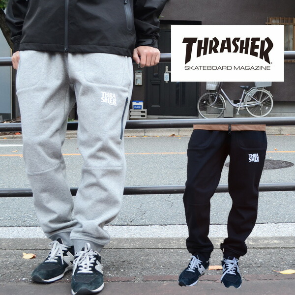楽天市場 送料無料 スウェットパンツ Thrasher スラッシャー メンズ Bonding Sweatpant ブラック 黒 グレー ロゴ ロングパンツ スエットパンツ スノーボード スノボ スキー スケートボード 30 Off スノボー アウトドアのエレスポ２