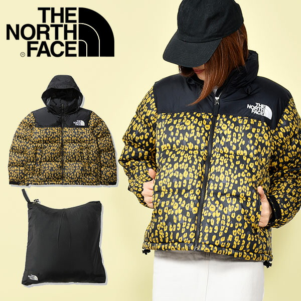 プチギフト THE NORTH FACE ブレイブダウンジャケット レオパード柄