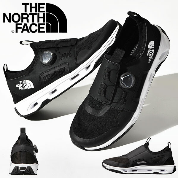 貨物輸送無料 Boa組みたて荷積 水陸両用 シューズ The North Face ザ ノースフェイス Skagit Water Shoe Boa スカジット ウォーター シュー Boa メンズ 黒色 Nf005 Indianwellsrotary Com