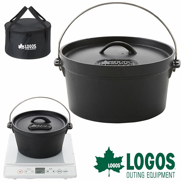 楽天市場 シーズニング不要 送料無料 ロゴス Logos Slダッチオーブン10inch ディープ バッグ付 Ih対応 グリル ダッチオーブン 10インチ アウトドア キャンプ バーベキュー q レジャー あす楽配送 スノボー アウトドアのエレスポ２